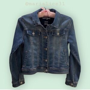 Cat & Jack Blue Denim Jacket w/ stretch, Girls Size 10/12